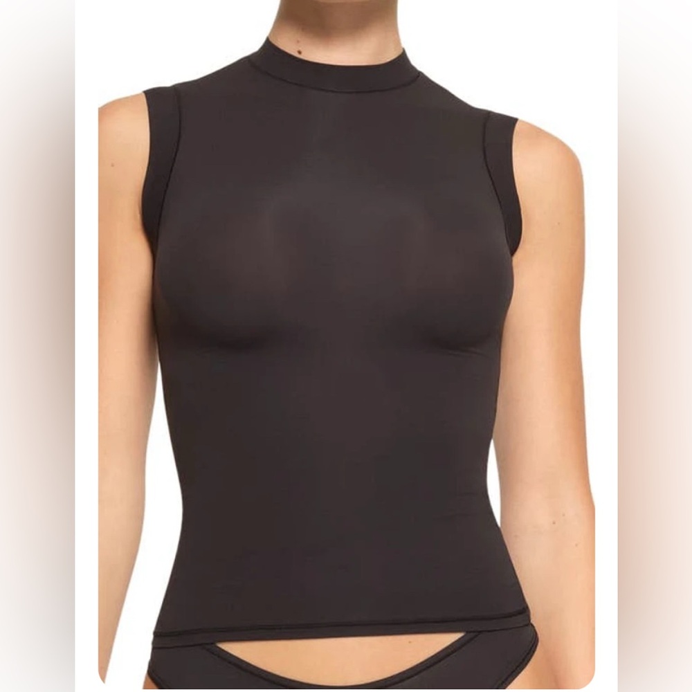 Skims Fits Everybody Mock Neck Tank Large